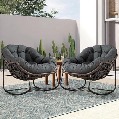 Ultimate Comfort: Sink Into Our Plush Rocking Papasan Chair