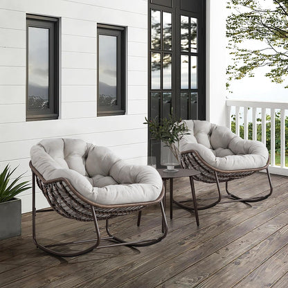 Ultimate Comfort: Sink Into Our Plush Rocking Papasan Chair