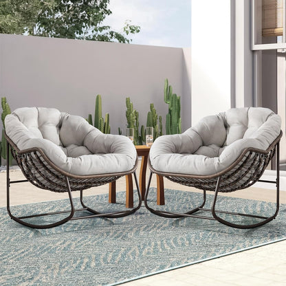 Ultimate Comfort: Sink Into Our Plush Rocking Papasan Chair