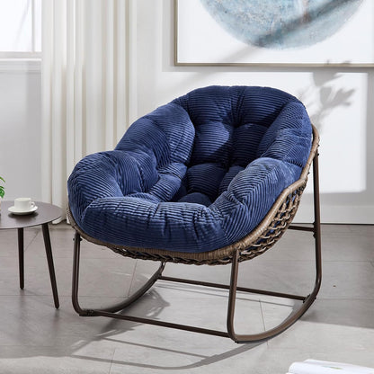 Ultimate Comfort: Sink Into Our Plush Rocking Papasan Chair