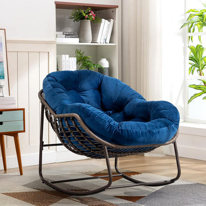 Ultimate Comfort: Sink Into Our Plush Rocking Papasan Chair